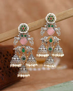 Noor-e-Gul Heritage Jhumka Earrings